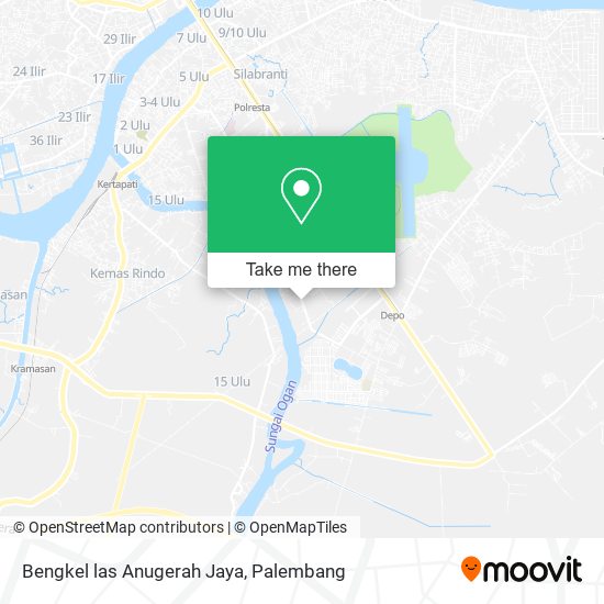 Bengkel las Anugerah Jaya map