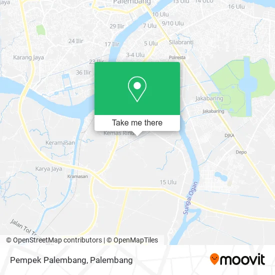 Pempek Palembang map