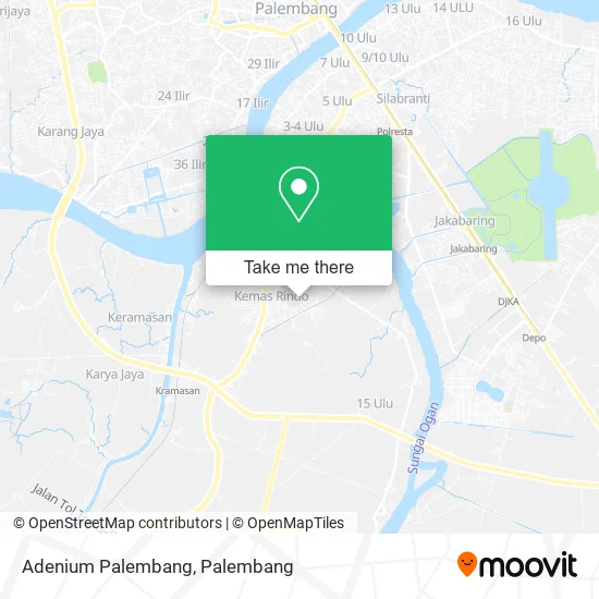 Adenium Palembang map