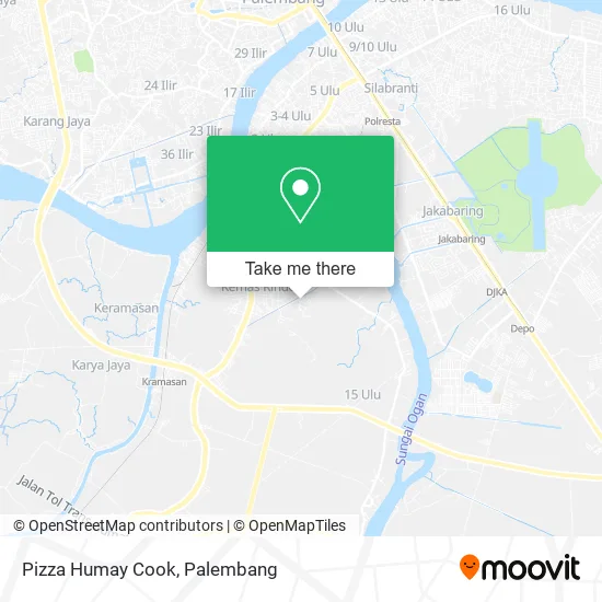 Pizza Humay Cook map