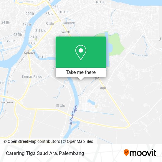 Catering Tiga Saud Ara map