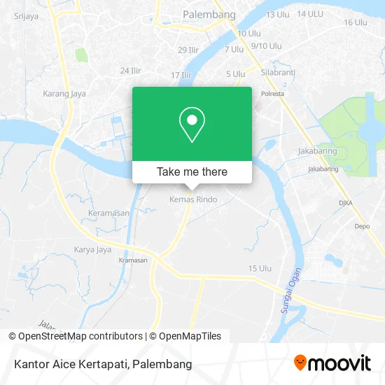 Kantor Aice Kertapati map