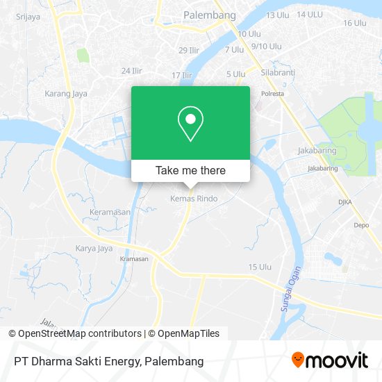 PT Dharma Sakti Energy map