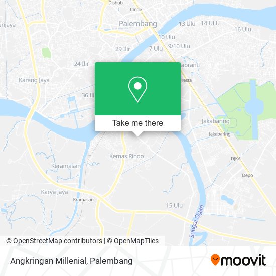 Angkringan Millenial map