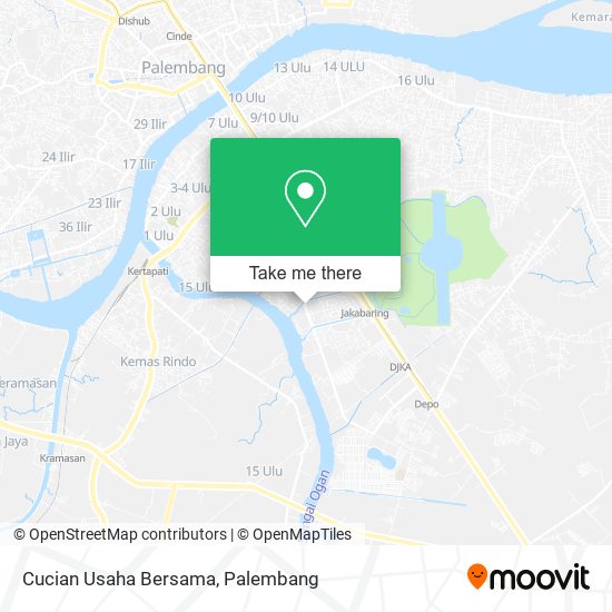 Cucian Usaha Bersama map