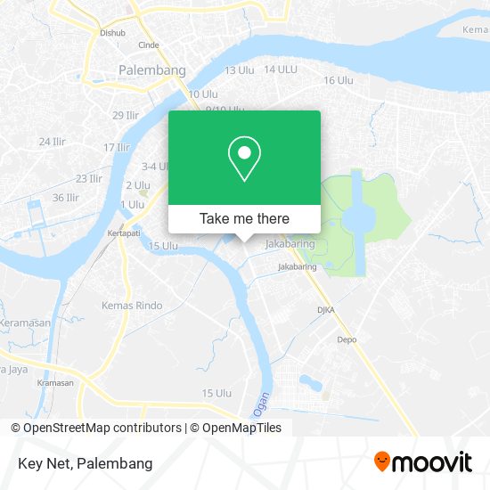 Key Net map