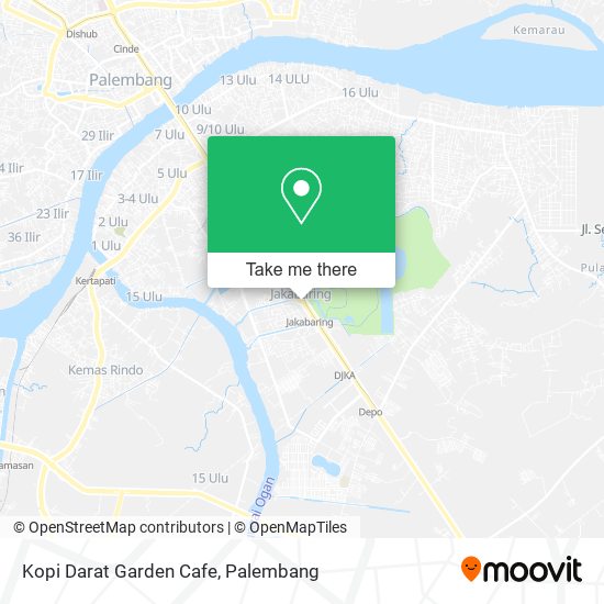 Kopi Darat Garden Cafe map