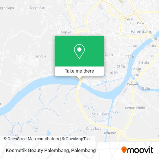Kosmetik Beauty Palembang map