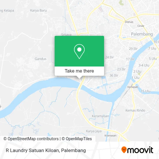 R Laundry Satuan Kiloan map
