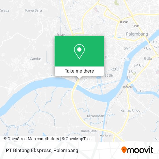 PT Bintang Ekspress map