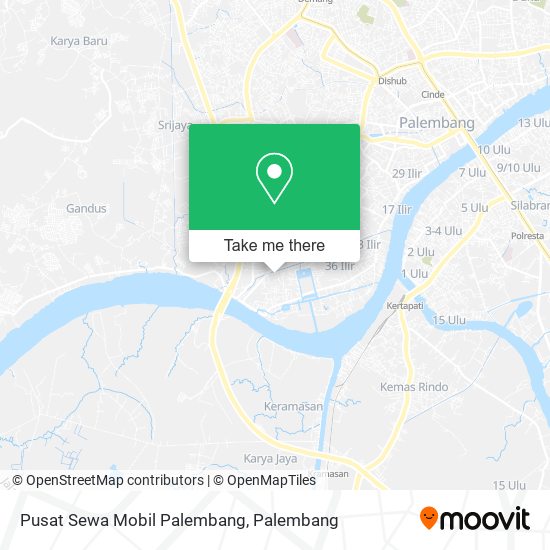 Pusat Sewa Mobil Palembang map