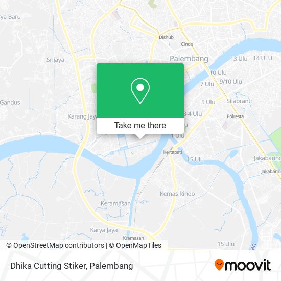 Dhika Cutting Stiker map