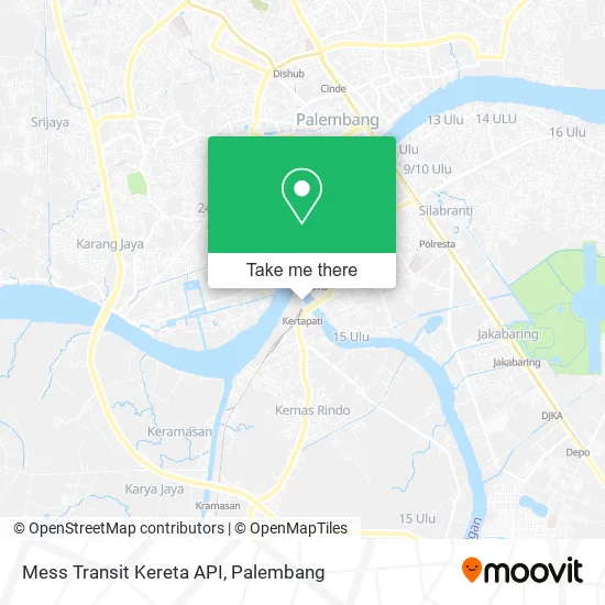 Mess Transit Kereta API map