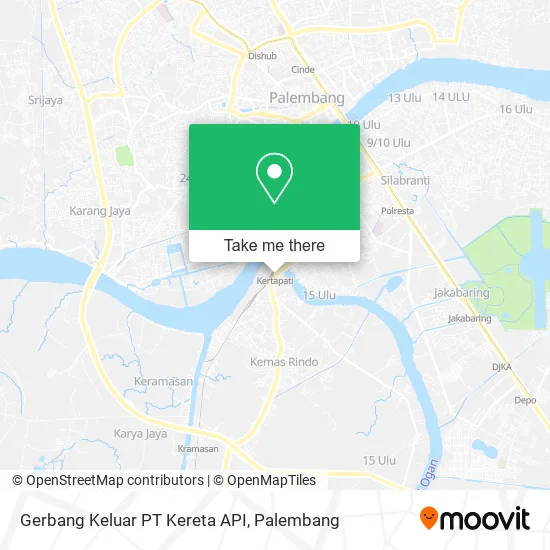 Gerbang Keluar PT Kereta API map