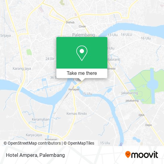 Hotel Ampera map