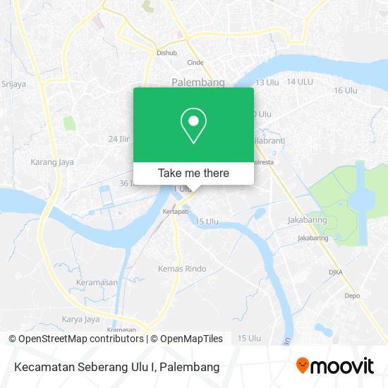 Kecamatan Seberang Ulu I map