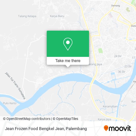 Jean Frozen Food Bengkel Jean map