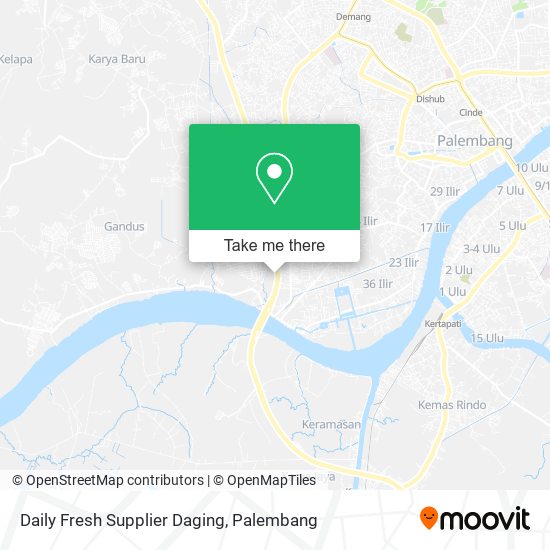Daily Fresh Supplier Daging map