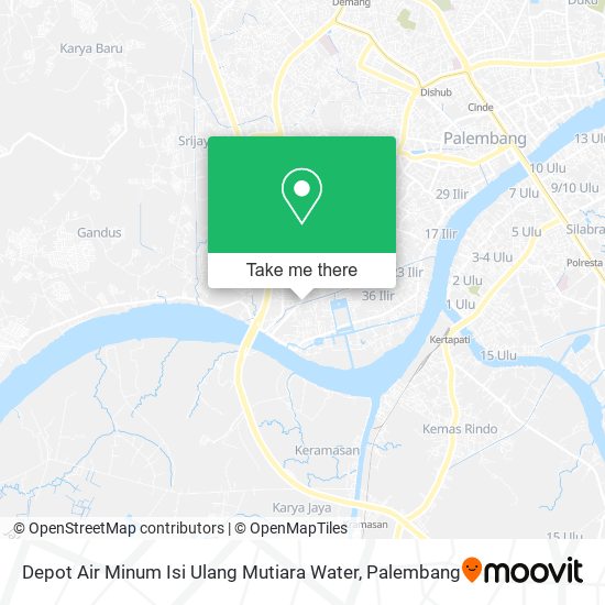 Depot Air Minum Isi Ulang Mutiara Water map