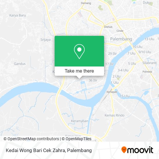 Kedai Wong Bari Cek Zahra map