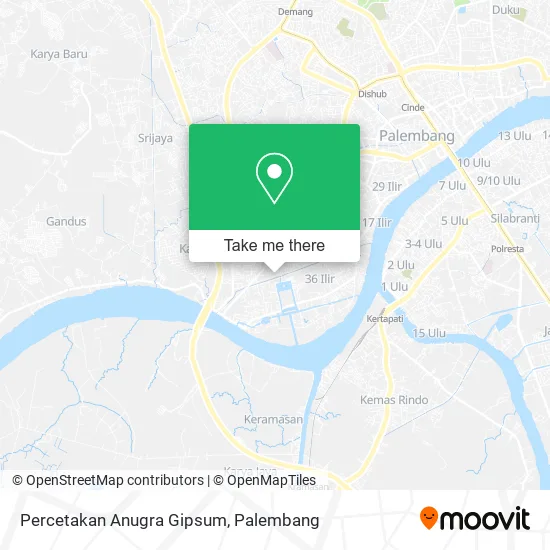 Percetakan Anugra Gipsum map
