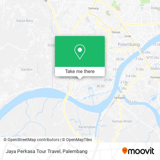 Jaya Perkasa Tour Travel map