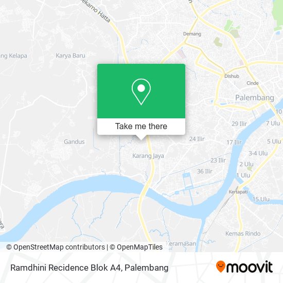 Ramdhini Recidence Blok A4 map