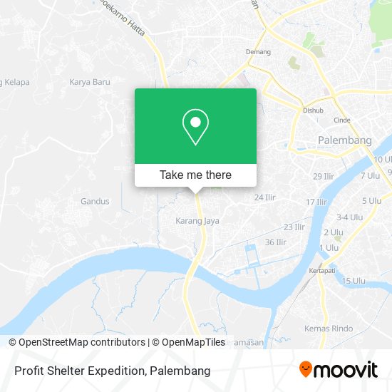 Profit Shelter Expedition map