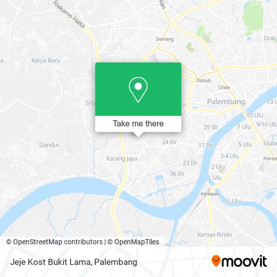Jeje Kost Bukit Lama map
