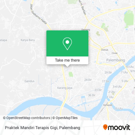 Praktek Mandiri Terapis Gigi map