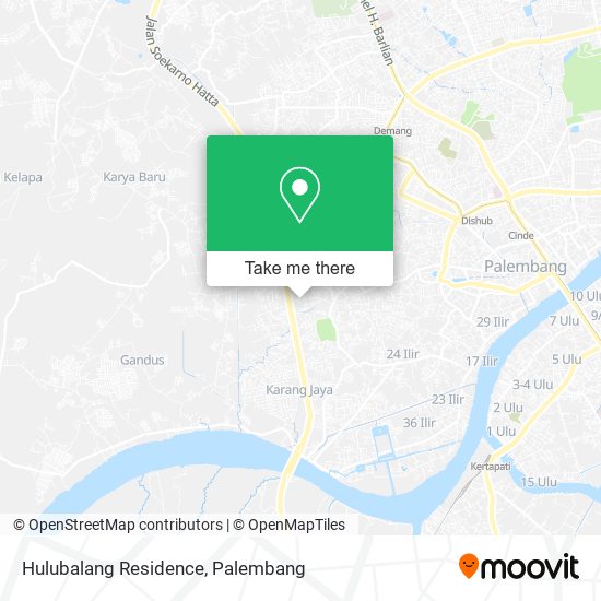 Hulubalang Residence map