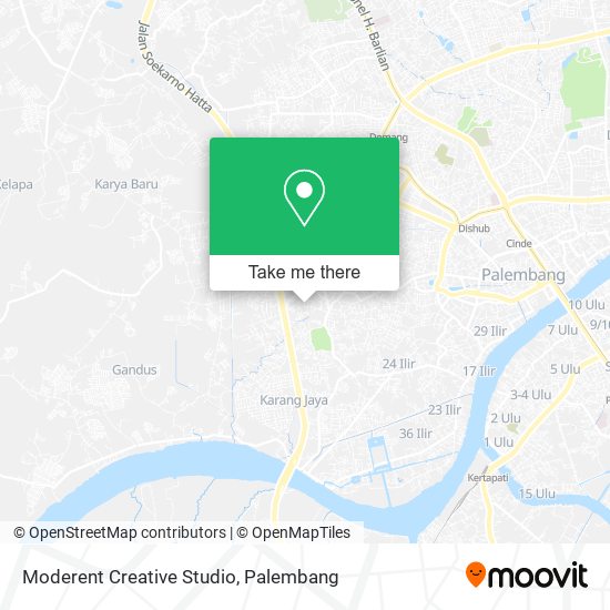 Moderent Creative Studio map
