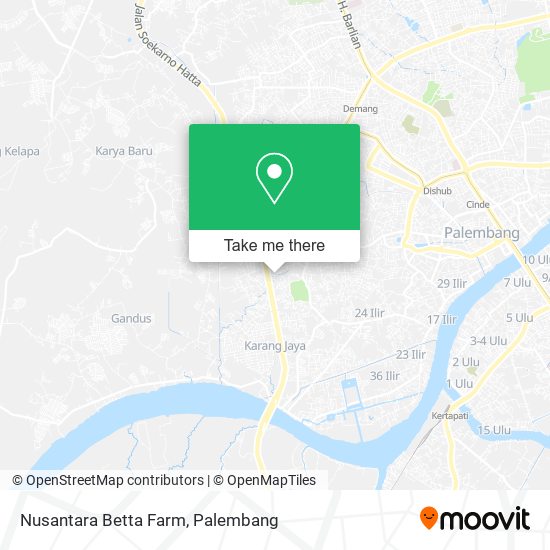 Nusantara Betta Farm map