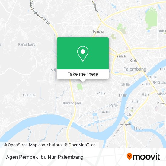 Agen Pempek Ibu Nur map