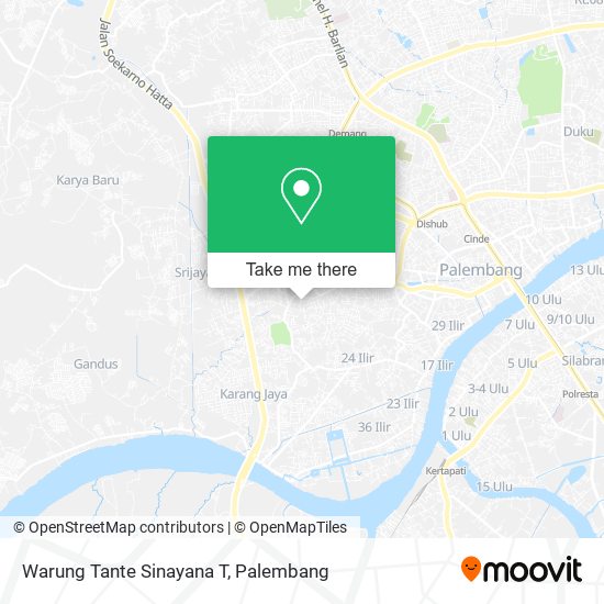 Warung Tante Sinayana T map