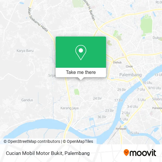 Cucian Mobil Motor Bukit map