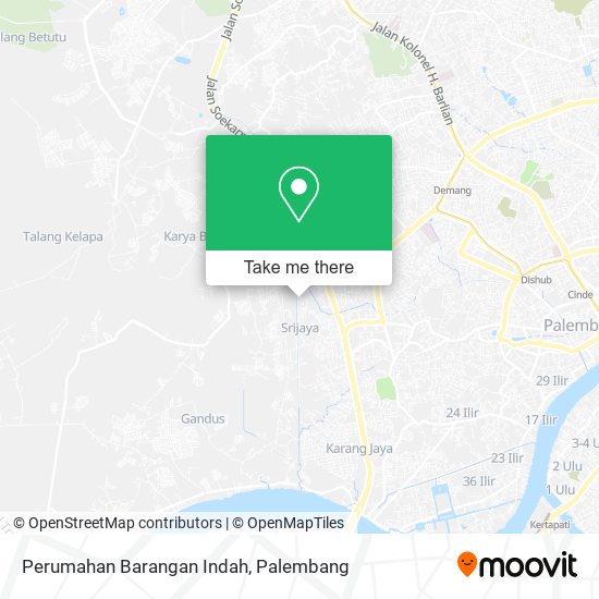 Perumahan Barangan Indah map