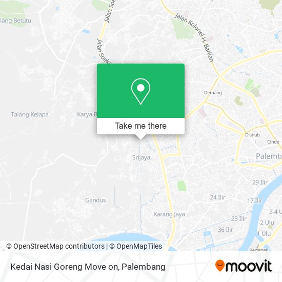 Kedai Nasi Goreng Move on map