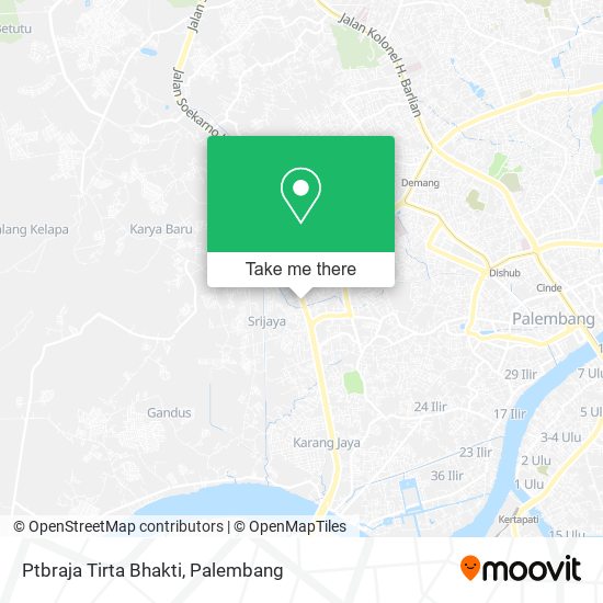 Ptbraja Tirta Bhakti map