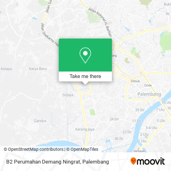B2 Perumahan Demang Ningrat map