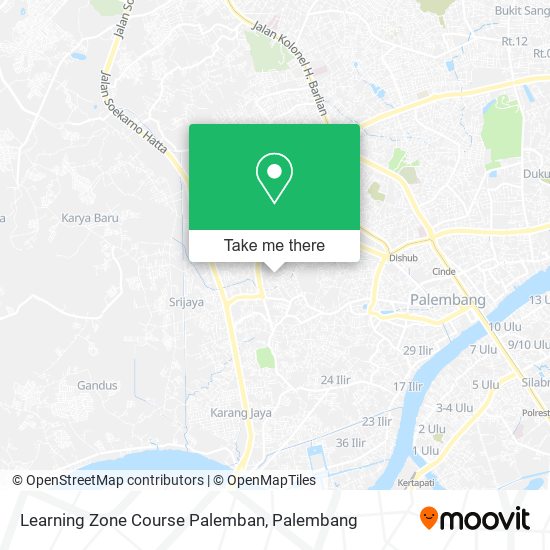 Learning Zone Course Palemban map