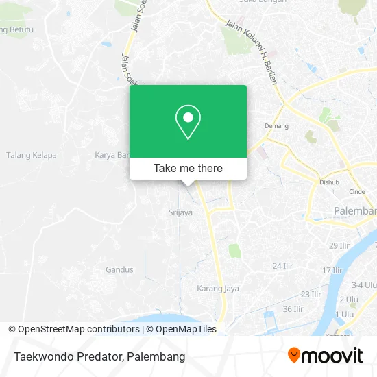 Taekwondo Predator map