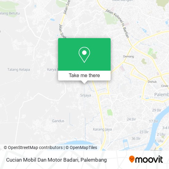Cucian Mobil Dan Motor Badari map