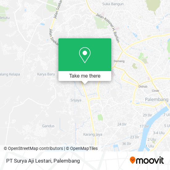PT Surya Aji Lestari map