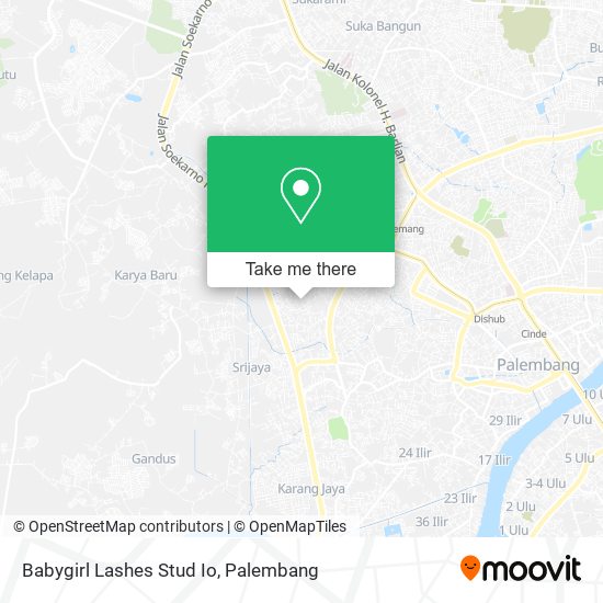 Babygirl Lashes Stud Io map