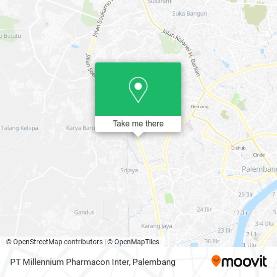PT Millennium Pharmacon Inter map