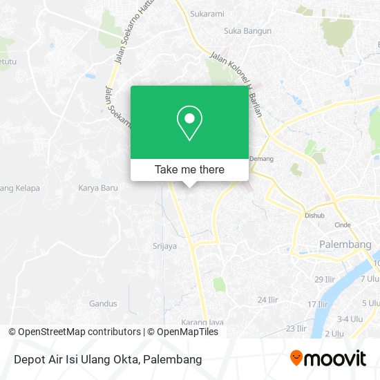 Depot Air Isi Ulang Okta map