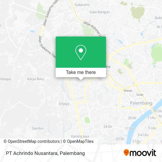 PT Achrindo Nusantara map