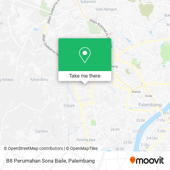 B8 Perumahan Sona Baile map