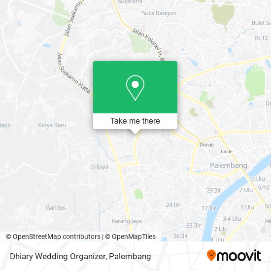 Dhiary Wedding Organizer map